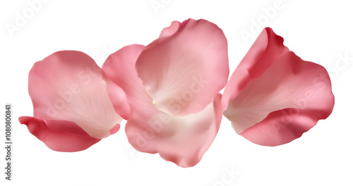 Wallpaper Mural Rose petal blossom on a transparent background. isolated background. Torontodigital.ca