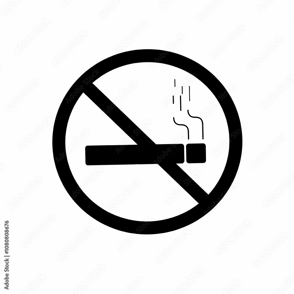 No smoking line icon. non-smoking area. Hotel service symbol. Quality design elements. Linear style no smoking icon. Editable stroke. Vector No smoking line icon. non-smoking area. Hotel service symbol. Quality design elements. Linear style no smoking icon. Editable stroke. Vector