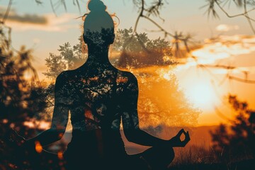 Immerse yourself in a peaceful sunset yoga meditation surrounded by nature to rejuvenate body and mind. Seek balance, peace, and relaxation as you connect with serenity and inner calm