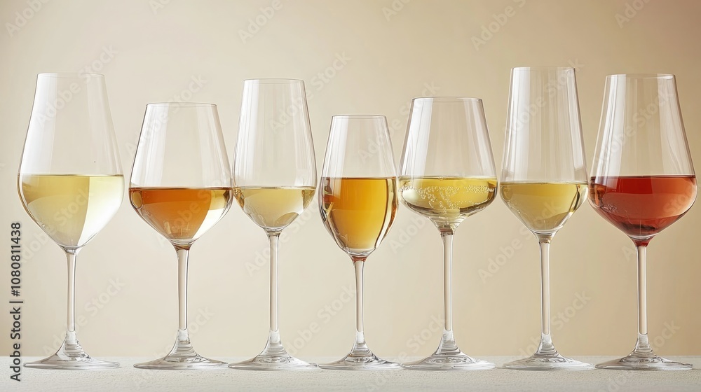 Cheers to White Wine with a Variety of Glasses Cheers to White Wine with a Variety of Glasses