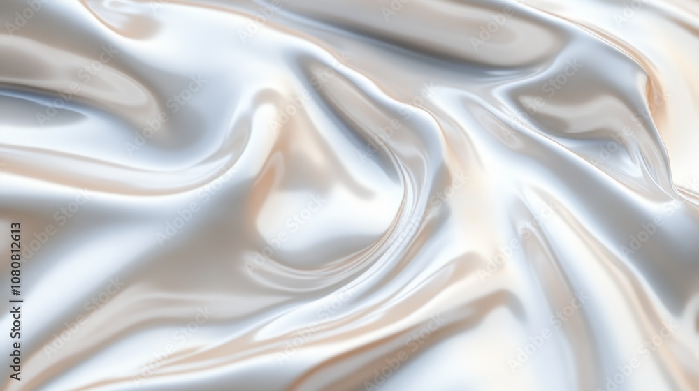Soft and Smooth White Satin Fabric with Gentle Creases and Reflections, Perfect for Fashion, Backgrounds, Textiles, and Elegant Visual Creations Soft and Smooth White Satin Fabric with Gentle Creases and Reflections, Perfect for Fashion, Backgrounds, Textiles, and Elegant Visual Creations