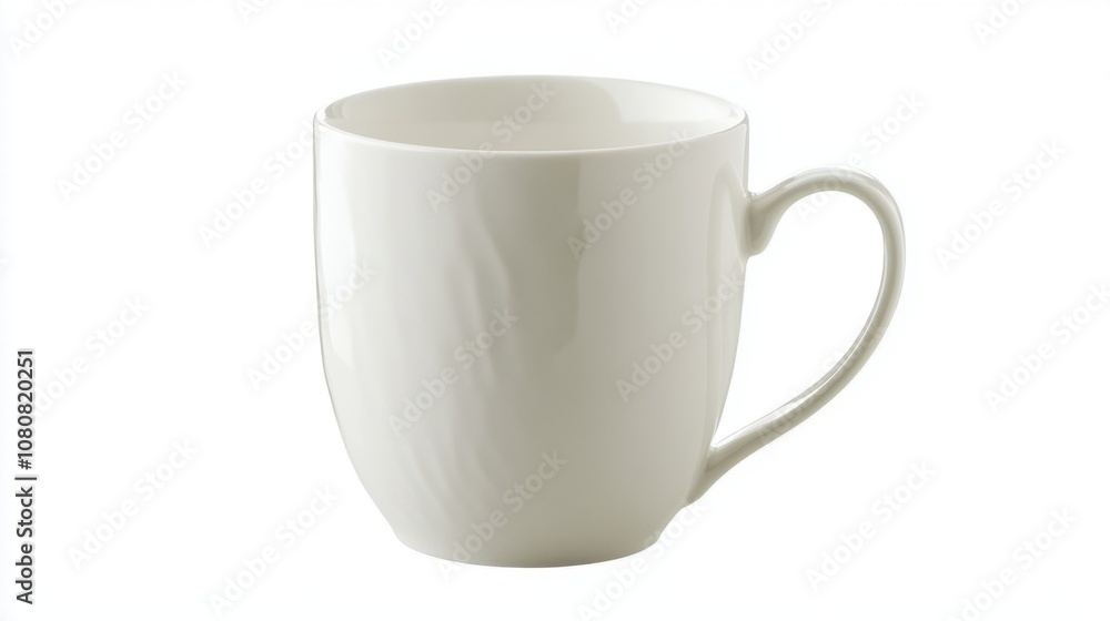 Elegant White Ceramic Coffee Mug with Smooth Surface, Ideal for Hot Beverages, Stylish Design for Home or Office Use, Perfect Addition to Your Kitchenware Collection Elegant White Ceramic Coffee Mug with Smooth Surface, Ideal for Hot Beverages, Stylish Design for Home or Office Use, Perfect Addition to Your Kitchenware Collection