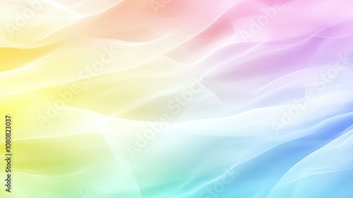 Wallpaper Mural Soft Abstract Waves of Pastel Colors Creating a Dreamy Background Suitable for Various Creative Projects and Designs for Websites and Print Media Torontodigital.ca