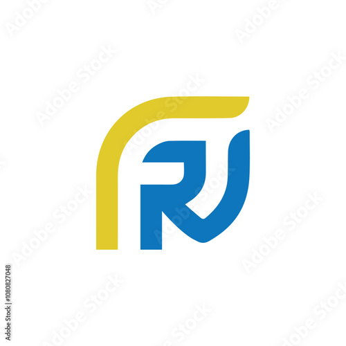 Free Download initial fr letter logo design, fr logo design vector template, rf logo design vector template, initial rf letter logo design vector template.  - GFXLoad