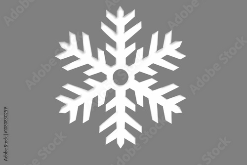 3d colorful snowflakes 