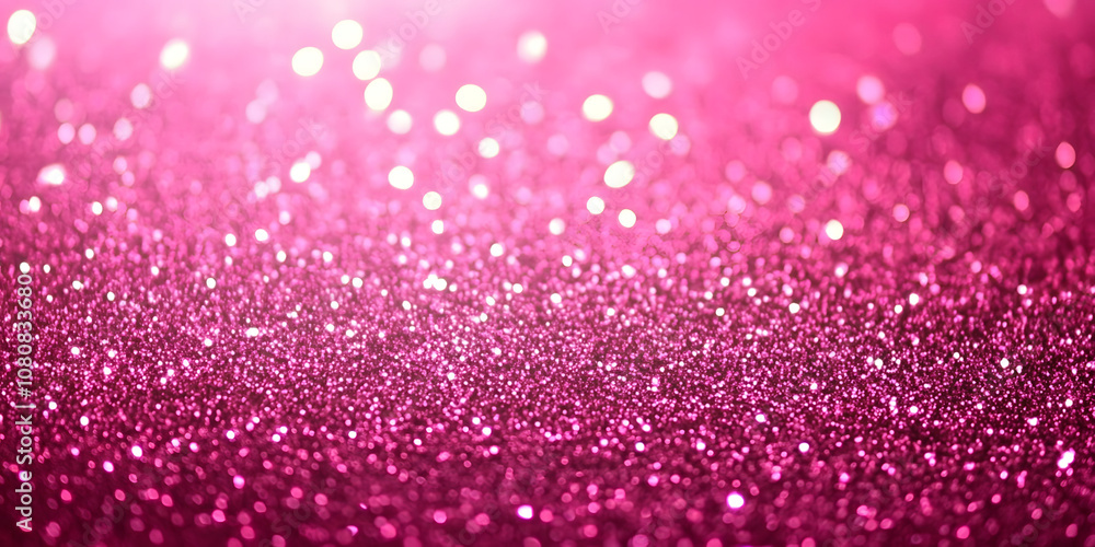 Hot Pink Glitter Background in Chaotic Style Hot Pink Glitter Background in Chaotic Style