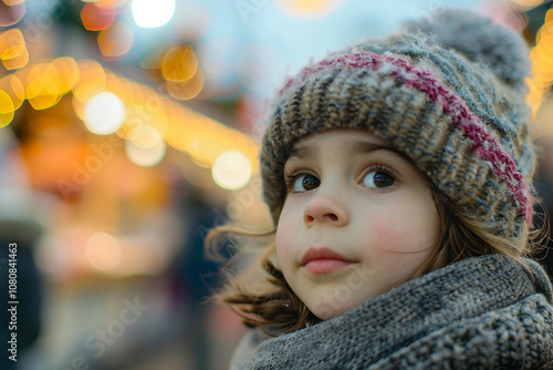 Wallpaper Mural Romantic cozy Christmas winter walk through fair happy Christmas ai generative Torontodigital.ca