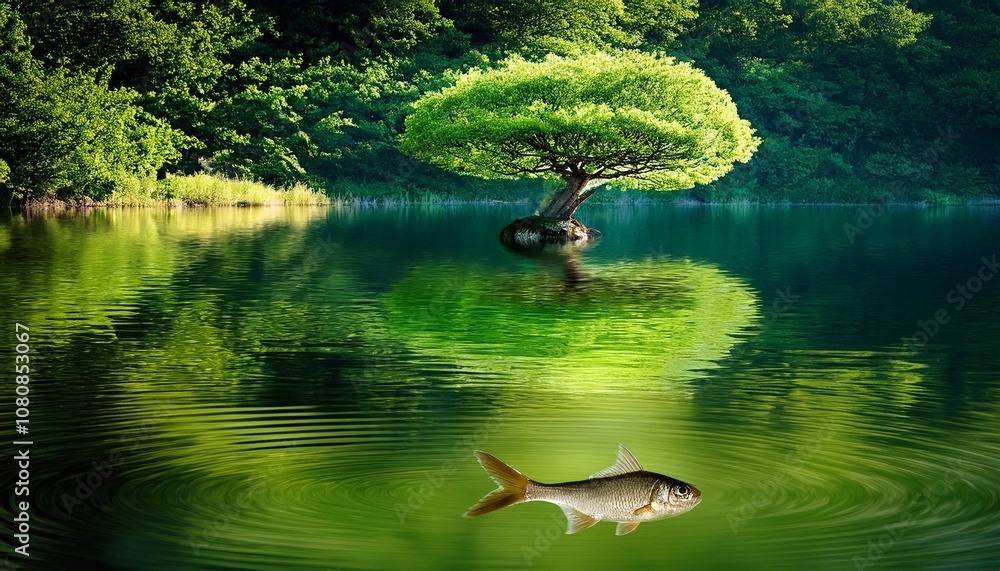 fishing on the river