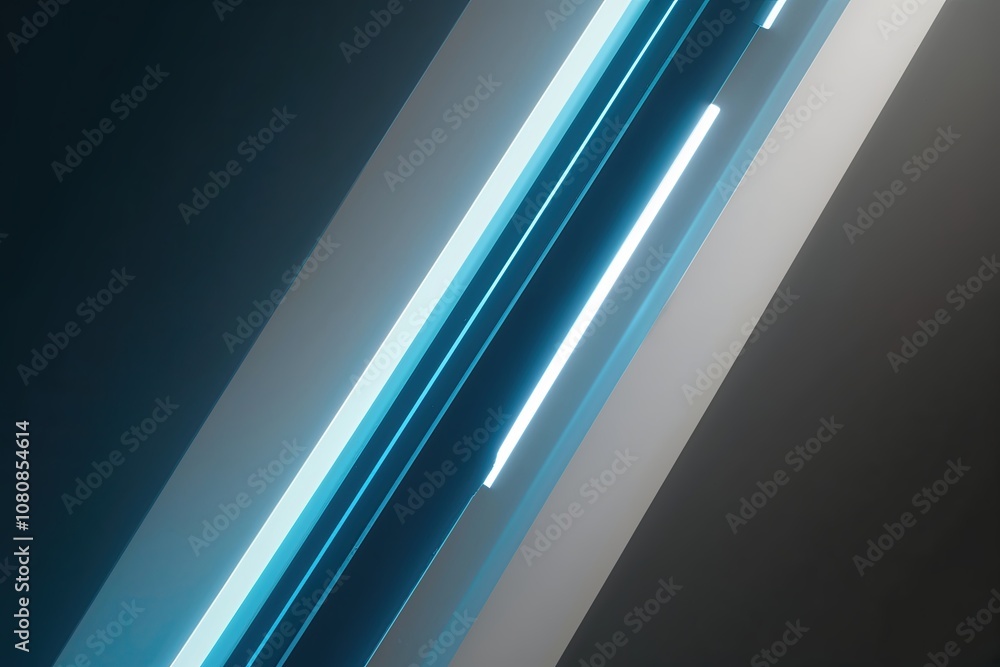 Mysterious Abstract Artwork with Soft Pastel Light Streaks in Cobalt Blue and Dark Gray Mysterious Abstract Artwork with Soft Pastel Light Streaks in Cobalt Blue and Dark Gray