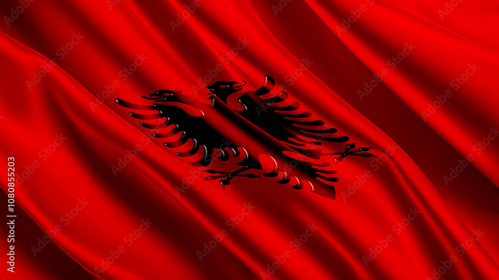albanian flag for national Day or Independence Day of albania albanian flag for national Day or Independence Day of albania