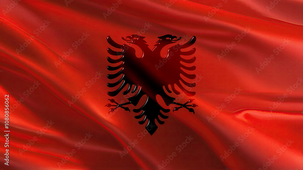 albanian flag for national Day or Independence Day of albania albanian flag for national Day or Independence Day of albania