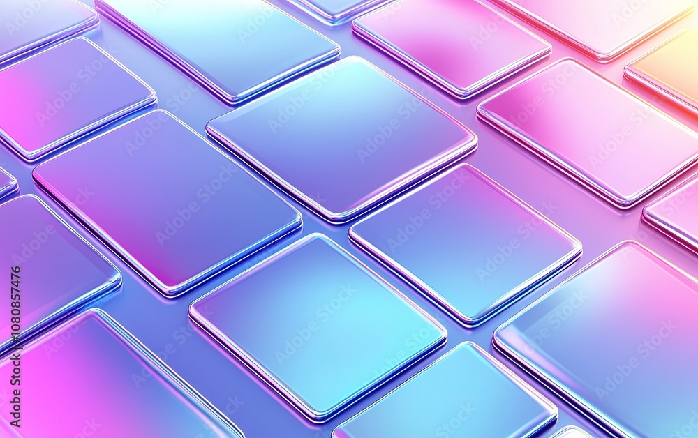 Colorful abstract composite of square tiles arranged in a modern pattern showcasing vibrant shades of blue, pink, and purple Colorful abstract composite of square tiles arranged in a modern pattern showcasing vibrant shades of blue, pink, and purple