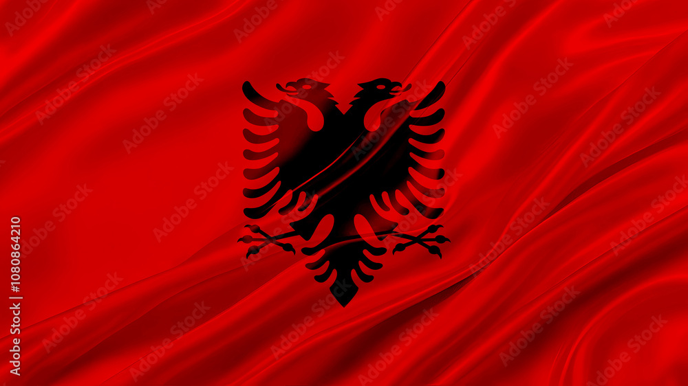 albanian flag for national Day or Independence Day of albania albanian flag for national Day or Independence Day of albania