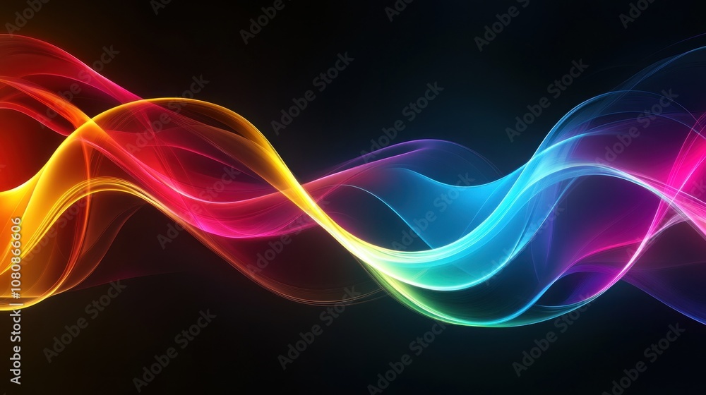 Abstract Colorful Wave Abstract Colorful Wave