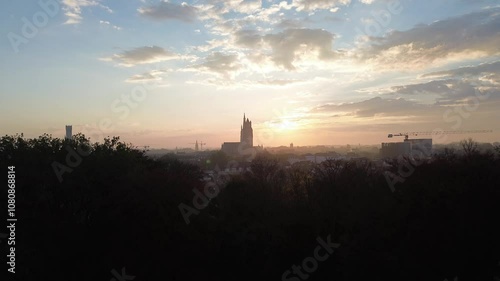 Wallpaper Mural Skyline of Bruges by sunrise Torontodigital.ca