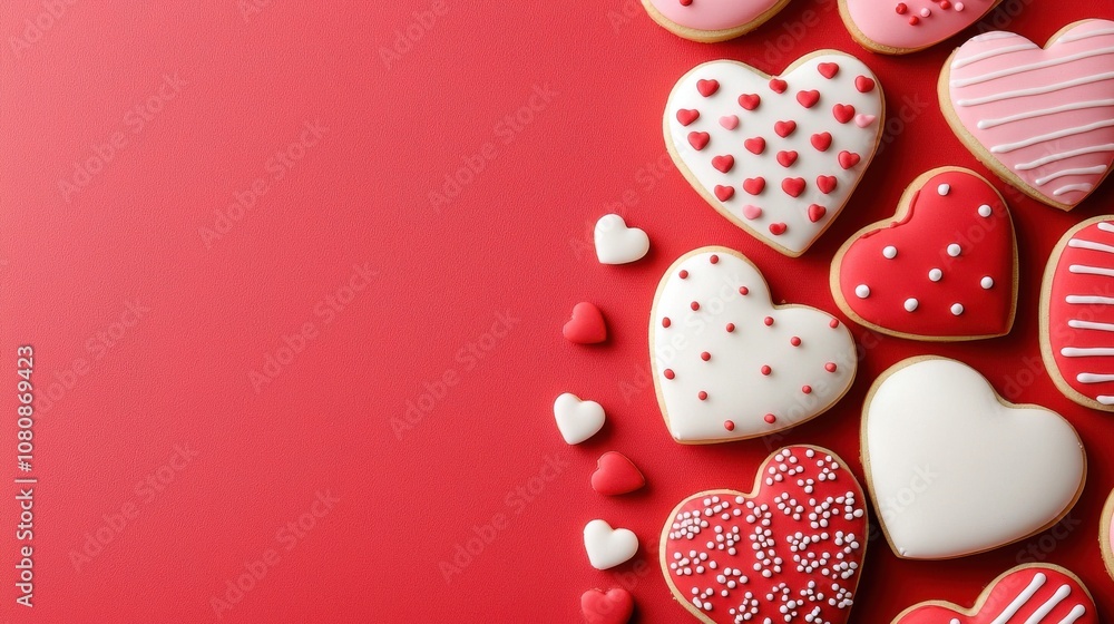 Bake playful heart-shaped cookies for a romantic valentine's day dinner celebration at home perfect for anniversaries Bake playful heart-shaped cookies for a romantic valentine's day dinner celebration at home perfect for anniversaries