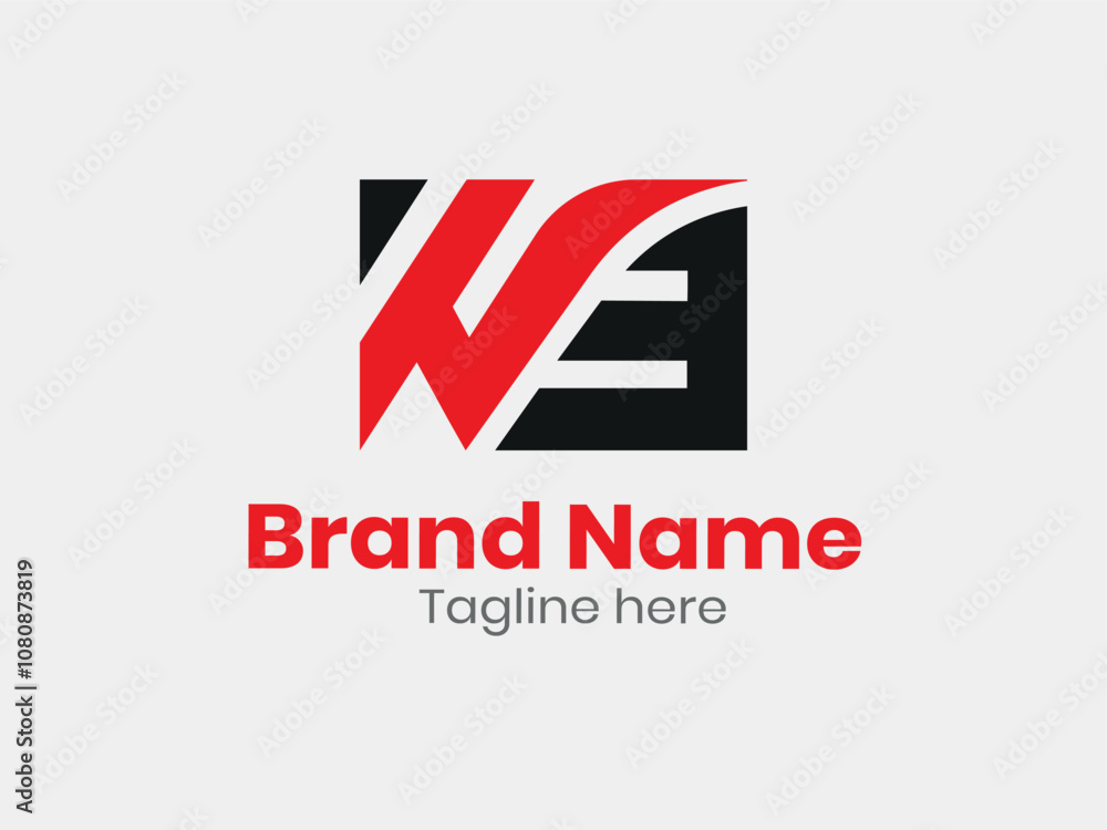 WE initial logo monogram designs modern vector templates WE initial logo monogram designs modern vector templates