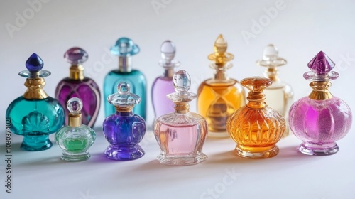 Collection of Elegant Perfume Bottles