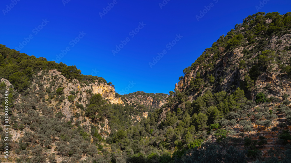 Paraje Natural de la Sierra de Tramuntana, UNESCO World Heritage Site, Mallorca, Islas Baleares, Spain, Europe Paraje Natural de la Sierra de Tramuntana, UNESCO World Heritage Site, Mallorca, Islas Baleares, Spain, Europe