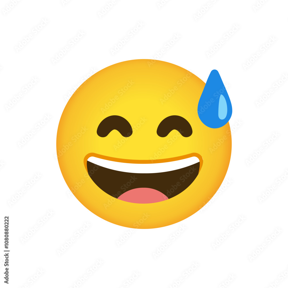 Smiling Face with Sweat
Smiling Face with Sweat
