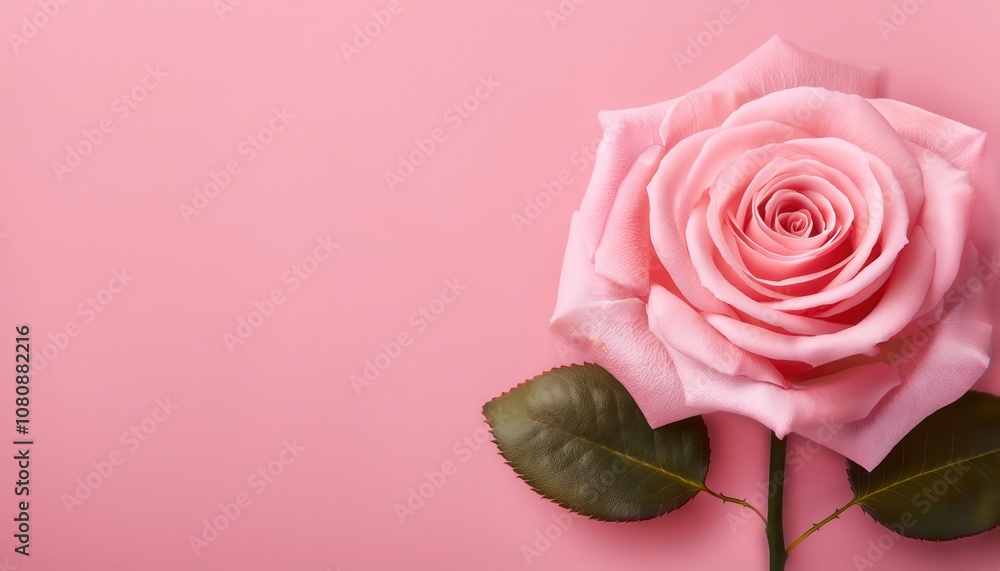 Elegant Pink Rose on Soft Pastel Background. Perfect for Valentine's Day Love Cards, Romantic Greetings, Wedding Invitations, Floral Decor, and Celebrating Love and Affection in Every Moment Elegant Pink Rose on Soft Pastel Background. Perfect for Valentine's Day Love Cards, Romantic Greetings, Wedding Invitations, Floral Decor, and Celebrating Love and Affection in Every Moment