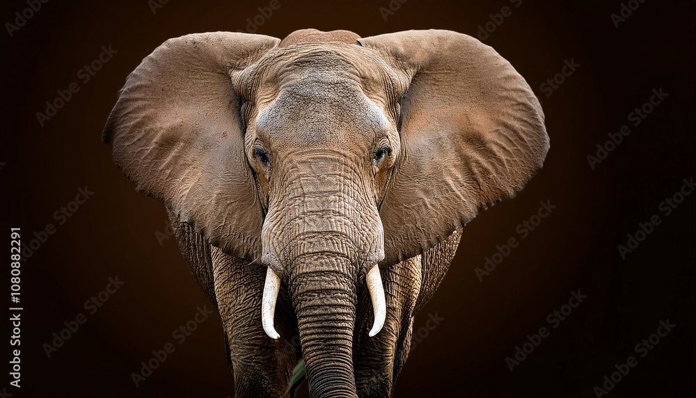 Obraz premium an elephant with large ears
