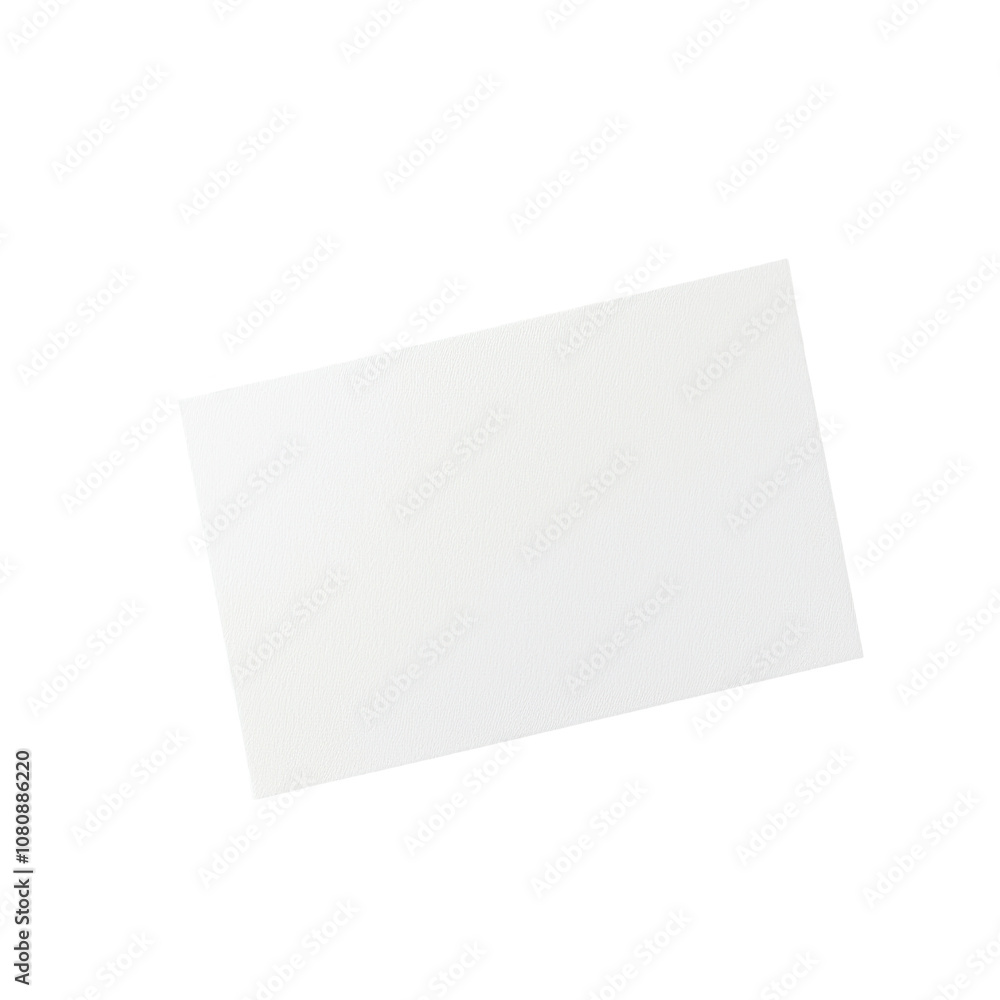 A blank white card or piece of paper, angled slightly, showcasing its crisp surface against a minimalistic background. A blank white card or piece of paper, angled slightly, showcasing its crisp surface against a minimalistic background.