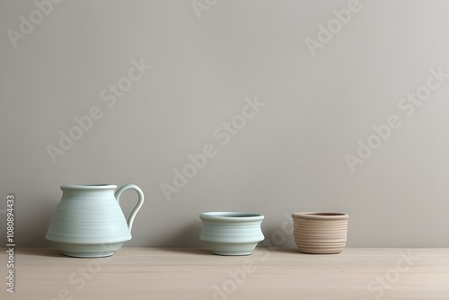 Artisan Making Pottery Isolated on White Background Generative AI illustration