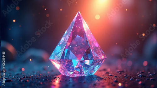 background with crystal ball