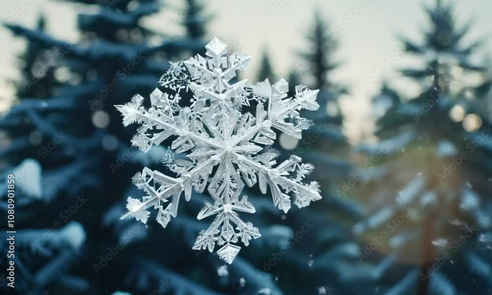 Snow flake on the wind Snow flake on the wind