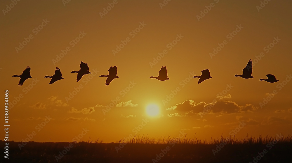 Bird in flight