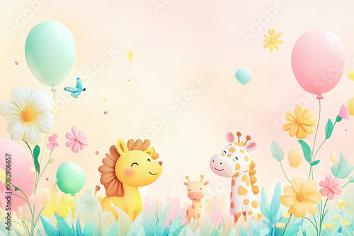 Vibrant Colorful Balloons for Party Decorations, Birthday Celebrations, and Festive Events with Helium-Filled and Elegant Balloon Arrangements