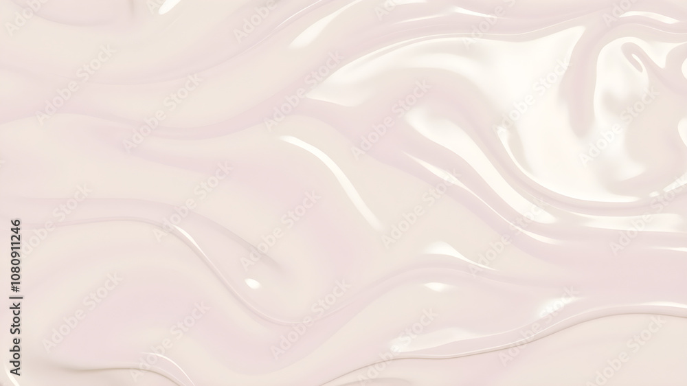 Obraz premium A soft and creamy design with buttercream yellow, lilac, and pastel pink, seamlessly blending in a glossy finish.
