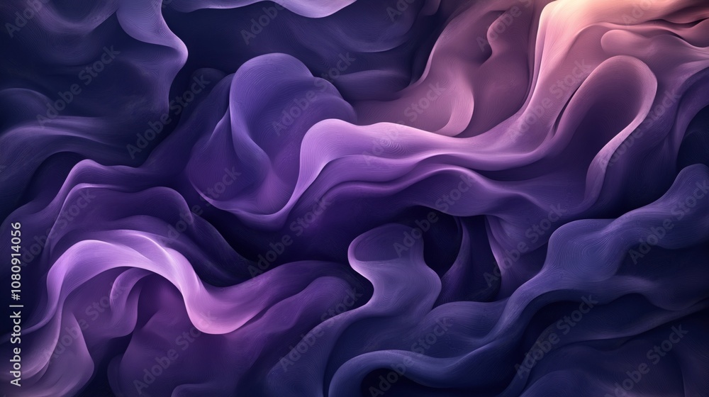 Abstract digital artwork showcasing a flowing and layered texture with smooth curves in shades of purple and pink, creating a sense of depth and movement. Abstract digital artwork showcasing a flowing and layered texture with smooth curves in shades of purple and pink, creating a sense of depth and movement.