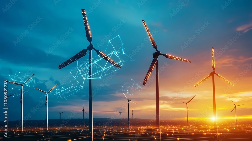 Obraz premium Pioneering Net Zero Energy Microgrids Empowering Sustainable Community Neighborhoods
