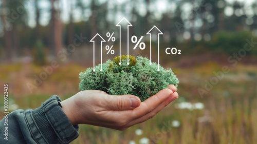 Wallpaper Mural Grass on the hand, a picture that conveys love for the world Torontodigital.ca