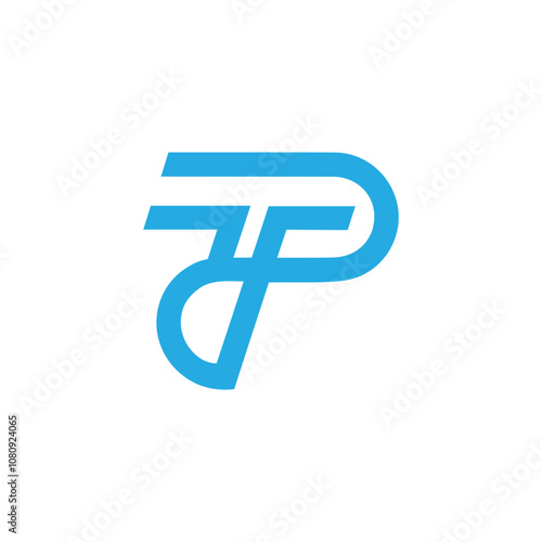 tp logo design vector template, initial tp letter logo design vector, pt logo design for business, initial pt letter logo design for any business and monogram.