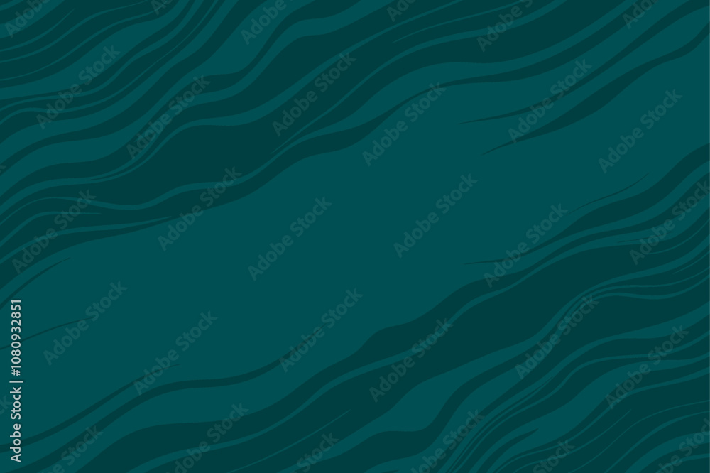 Obraz premium Smooth, wavy stripes in a darker shade of blue flow across a lighter blue backdrop, creating a mesmerizing marble like pattern that adds depth and visual interest