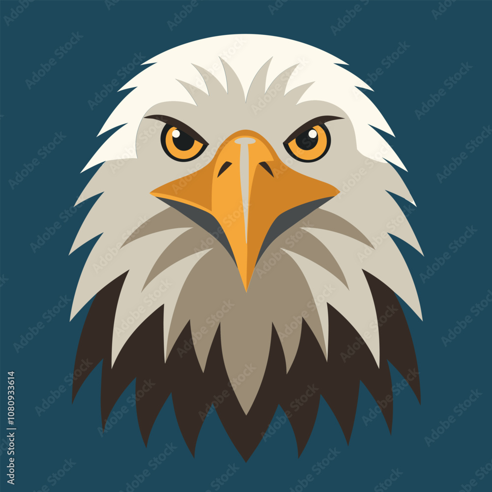 Fototapeta premium eagle head vector