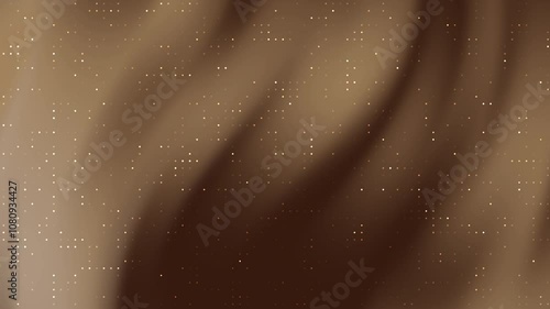 Brown gradient background with small white dots