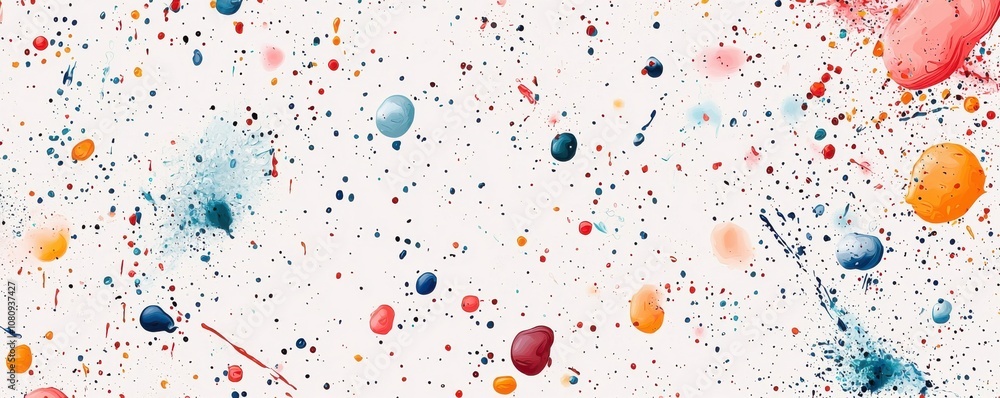 Colorful paint splatter background with vibrant abstract patterns design Colorful paint splatter background with vibrant abstract patterns design