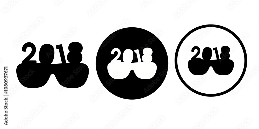 Happy birthday vectors icon set