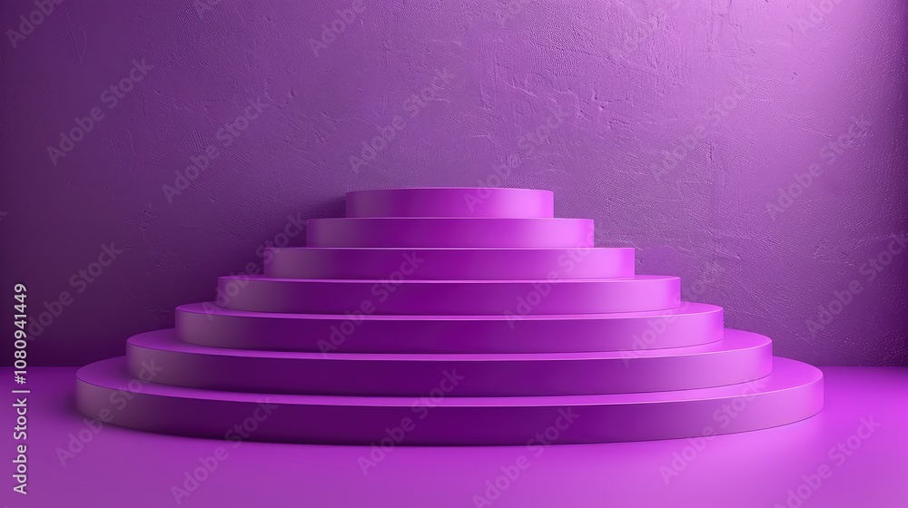 Obraz premium Neon background, violet and blue colors in a dark background, modern digital technology 