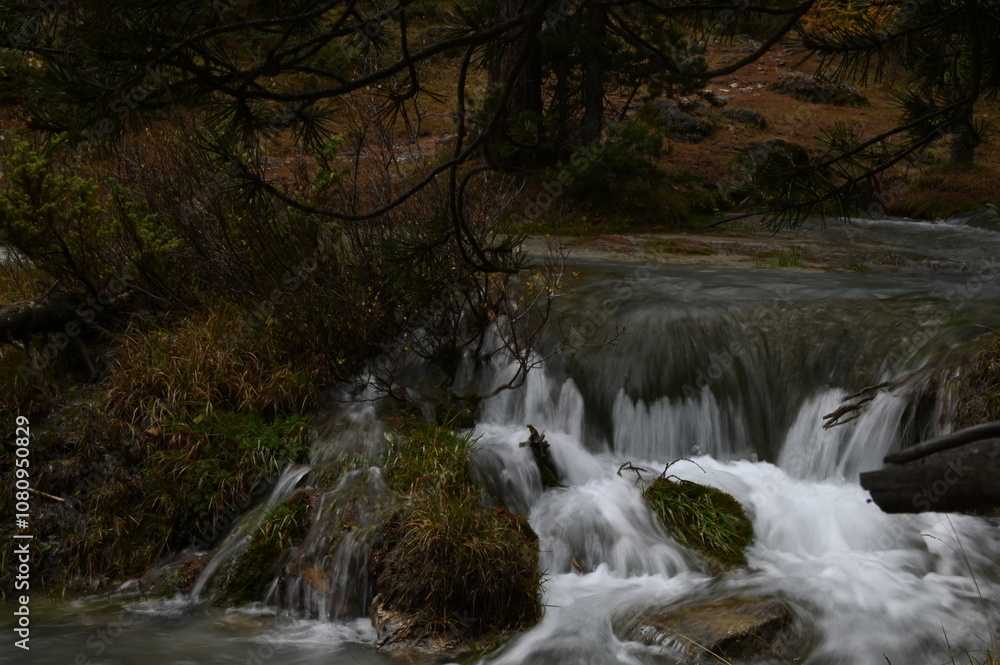 Fototapeta premium Lac Vert (vallée étroite-Névache)