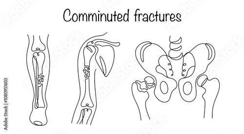 Comminuted fractures