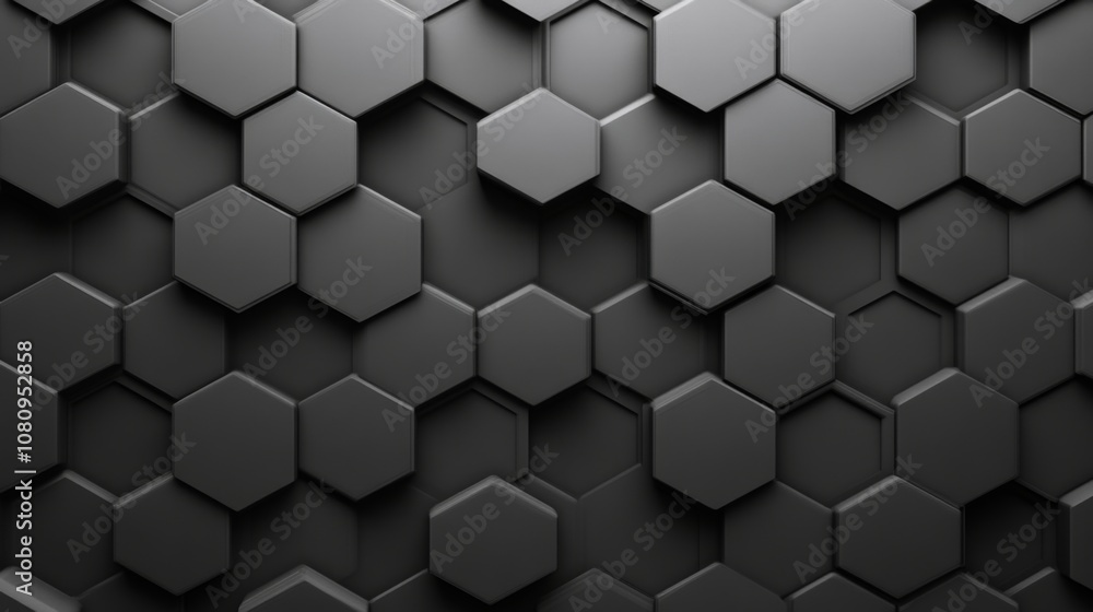 Abstract Geometric Hexagon Pattern - Modern Architecture Design Abstract Geometric Hexagon Pattern - Modern Architecture Design
