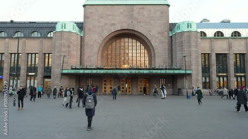 A beautiful time-lapse view from Helsinki Central Railway Station, also known as Rautatientori.