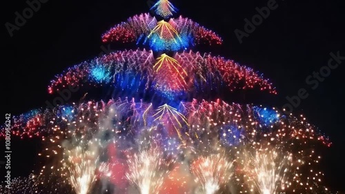 christmas tree with lights