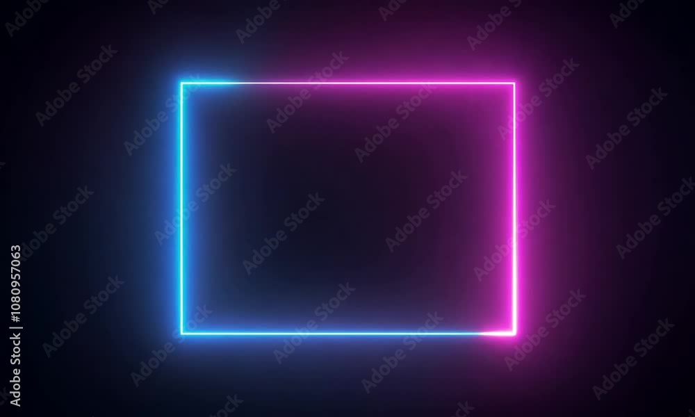 Neon Square Frame Neon Square Frame