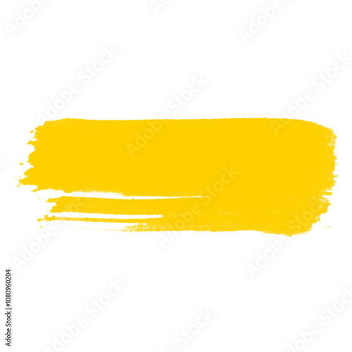 Traço amarelo de tinta isolado em fundo transparente. risco de tinta, traço para uso em ilustração, cartaz, banner, website, site. Ilustração para fundos de tela, proteção de tela. Fundo transparente. photo